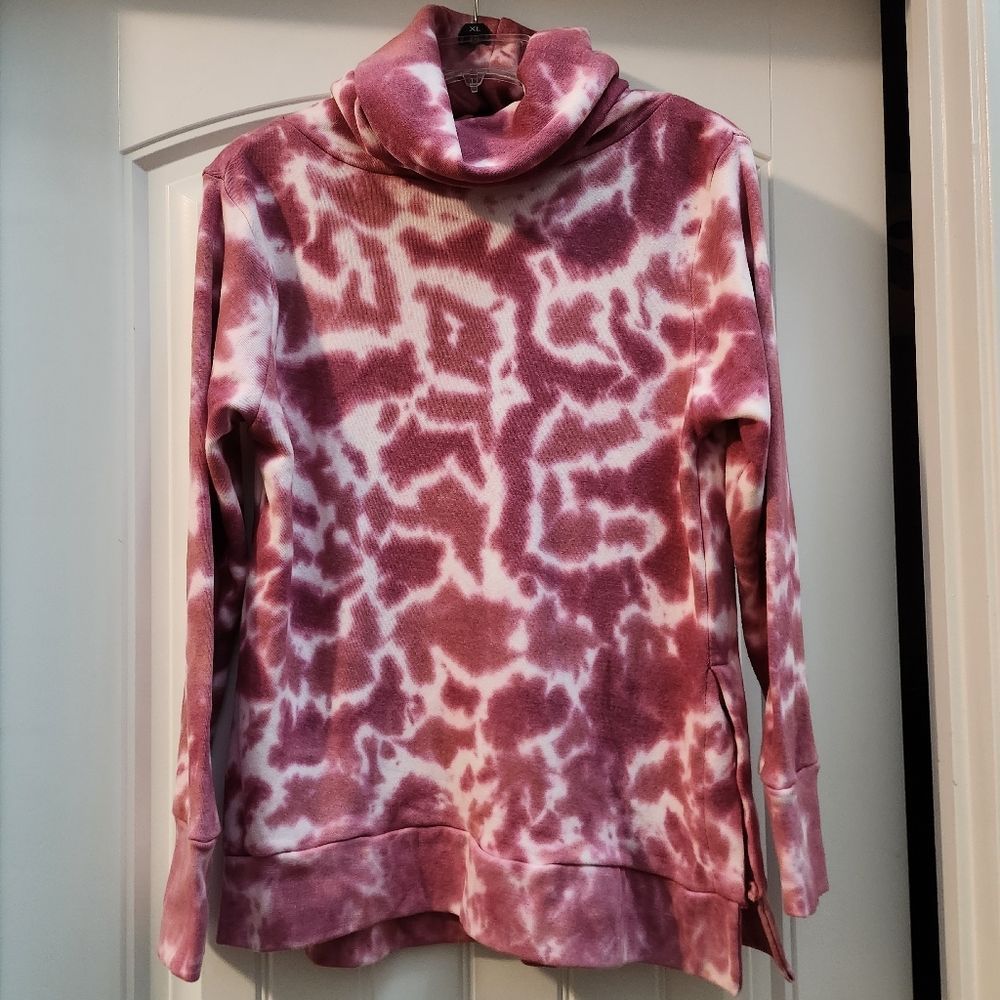 Pink Tie Dye Sweatshirt